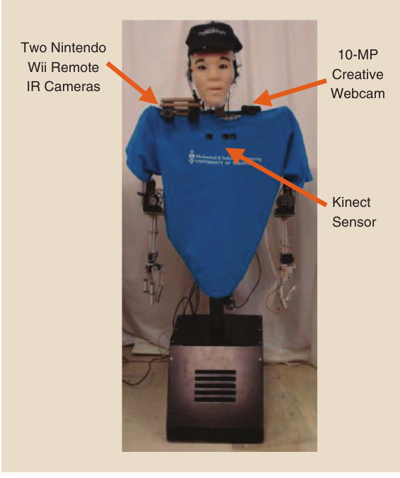 Figure 1. The expressive, humanlike, socially assistive robot, Brian 2.1.